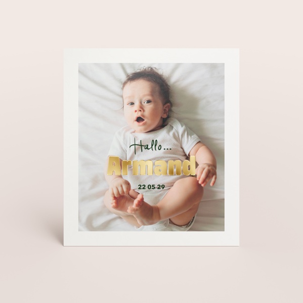 Personalisierte Geburtskarte im Polaroid-Format TA05500-2600122-07-0