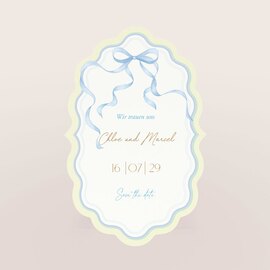 hochzeitseinladung in aussergewoehnlicher form mit eleganter schleife TA0110-2600094-07 1