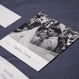 romantische dankeskarte mit foto und blauer zeichnung TA0117-2600028-07 3