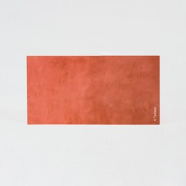 orangefarbene tischkarte TA0122-2000004-07 2