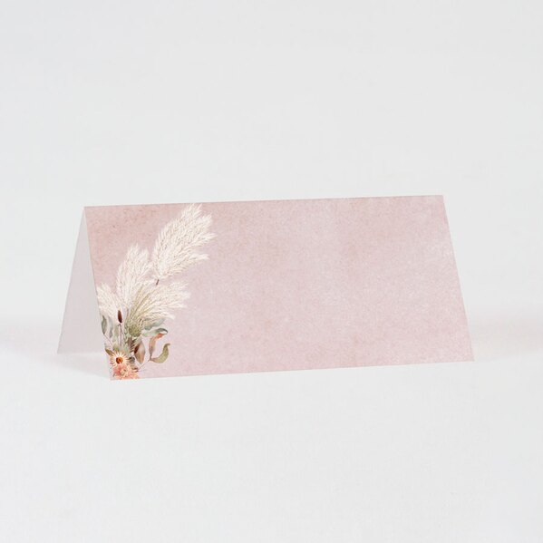 tischkarte mit floralem trauring TA0122-2000012-07 1