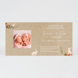 geburtskarte little rabbits eco design TA05500-2300005-07 2