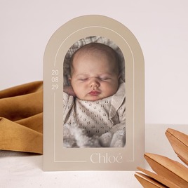 abgerundete geburtskarte mit foto hello baby glockenform TA05500-2400050-07 1