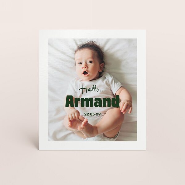 personalisierte geburtskarte im polaroid format TA05500-2600122-07 1