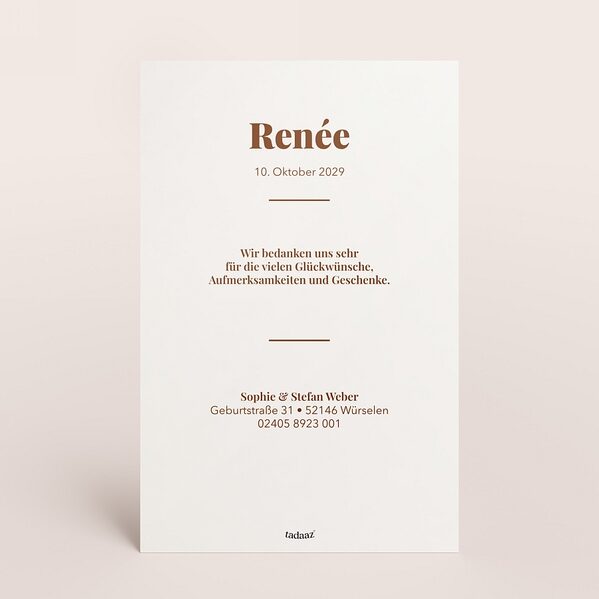 personalisierte geburtskarte mit vier fotos und namen TA05500-2600124-07 2
