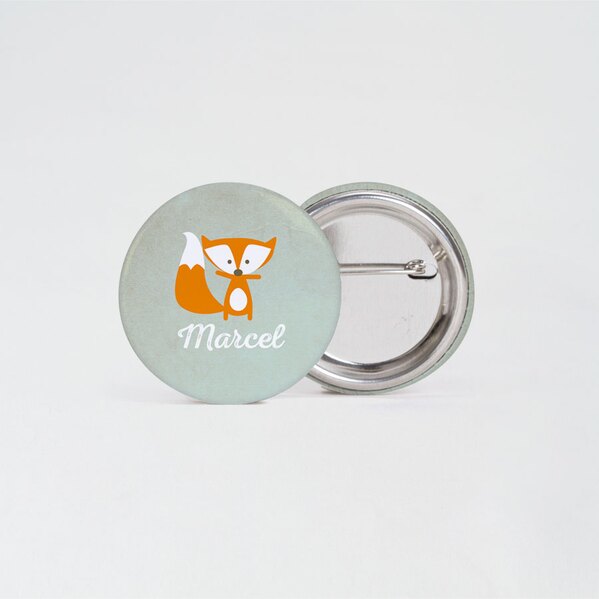 badge mintgruen mit einem orangefarbenen fuchs TA05900-1800014-07 1
