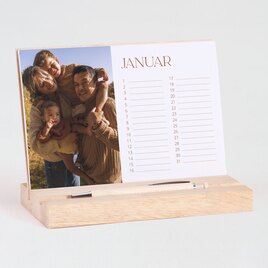tischkalender mit holz sockel smiles a5 format TA0884-2300023-07 1
