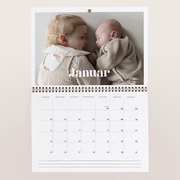 wandkalender mit spiralbindung voller bezaubernde momente TA0884-2600007-07 1