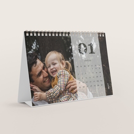 foto tischkalender mit spiralbindung und monatslayout in banderolenform TA0884-2600013-07 1