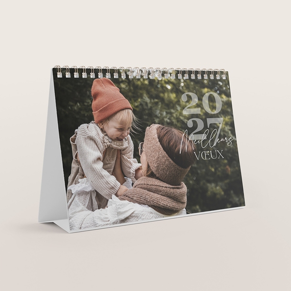 foto tischkalender mit spiralbindung und monatslayout in banderolenform TA0884-2600013-07 2