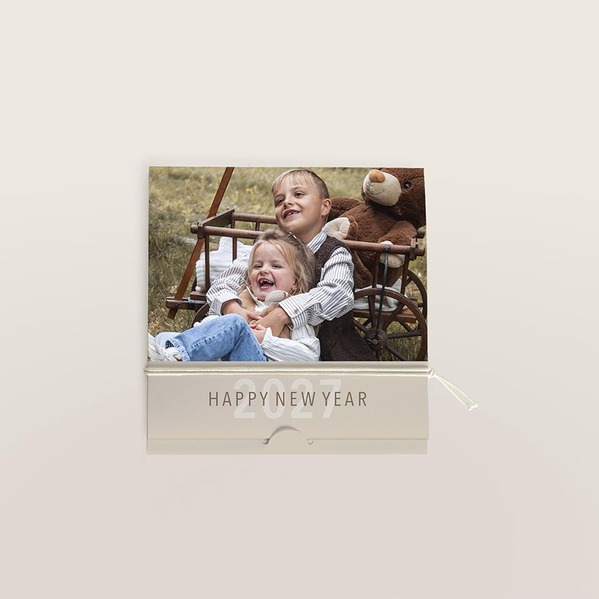 papier fotobox kalender mit 12 fotokaertchen TA0884-2600014-07 2