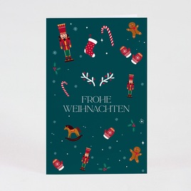 weihnachtskarte mit wintermuster und logo weihnachtszauber geschaeftlich TA1187-2300003-07 1