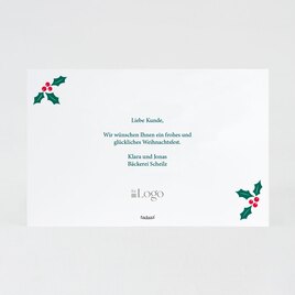 weihnachtskarte mit wintermuster und logo weihnachtszauber geschaeftlich TA1187-2300081-07 2