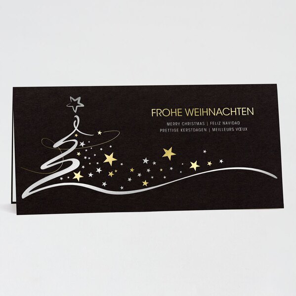 weihnachtskarte mit veredelten sternen christnacht mit einlegeblatt TA1187-2300114-07 1