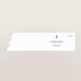 firmen weihnachtskarte mit ki illustration stanzdesign und logo TA1187-2600050-07 2