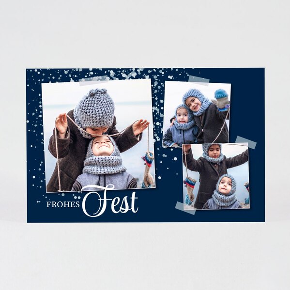 weihnachtskarte mit fotos und frohes fest TA1188-2000014-07 1