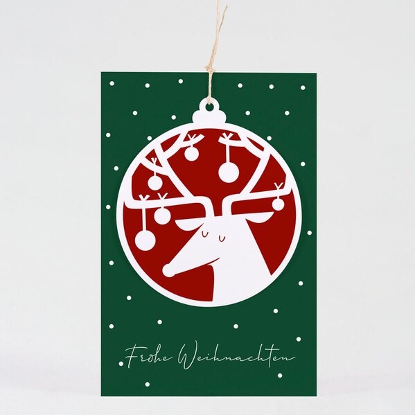 weihnachtskarte mit raffinierter weihnachtskugel TA1188-2000043-07 1