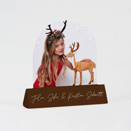 weihnachtskarte mit foto schneekugel besonderes format TA1188-2000044-07 1