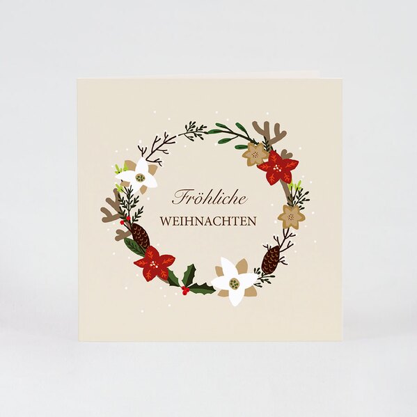 weihnachtskarte edelweiss quadratisch TA1188-2100021-07 1