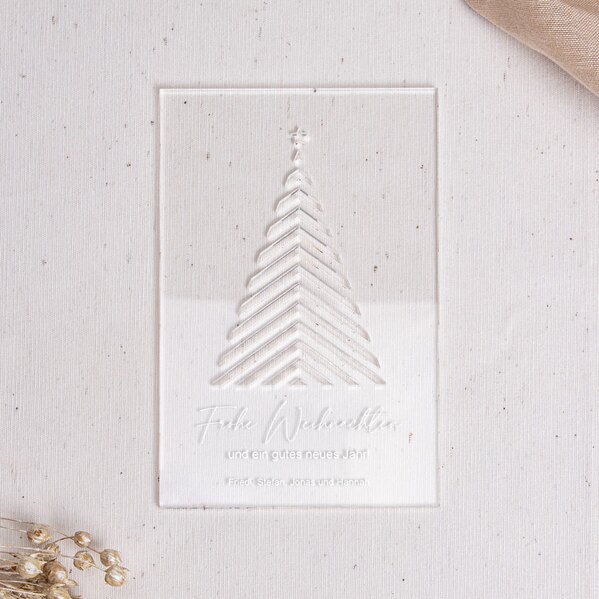 weihnachtskarte tannenbaum aus acryl TA1188-2200072-07 1