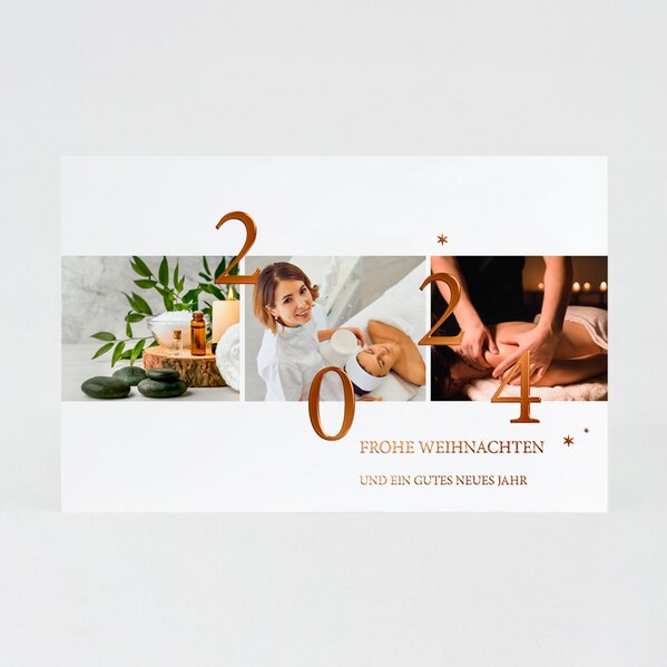 minimalistische neujahrskarte mit foto simplizitaet veredelt TA1188-2300110-07 1