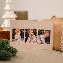 weihnachtskarte im festlichen design mit drei fotos TA1188-2600004-07 3