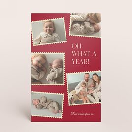 originelle weihnachtskarte im briefmarkenstil mit fotos TA1188-2600075-07 1