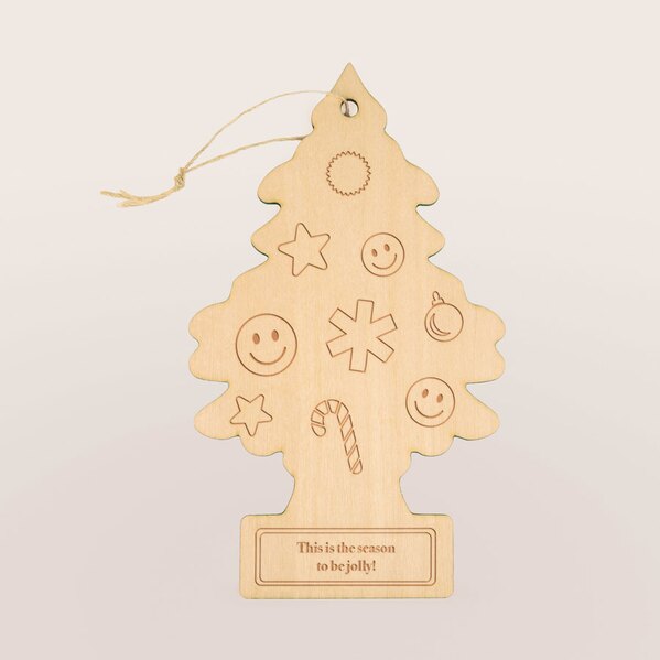 weihnachtskarte aus holz in weihnachtsbaumform zauberbaum TA1188-2600099-07 1