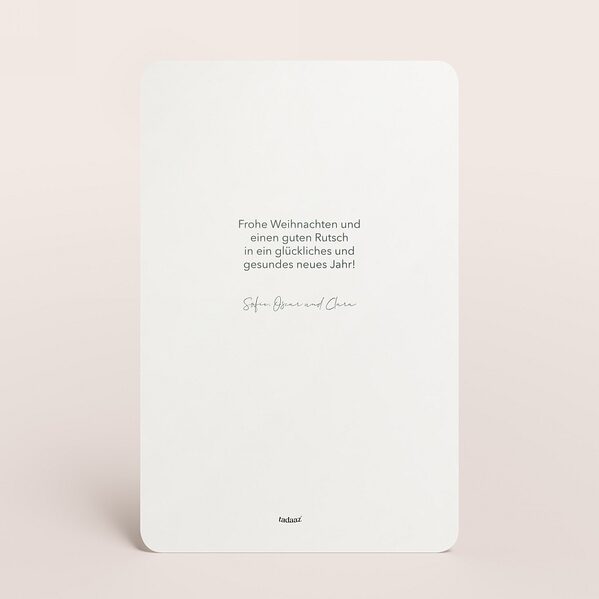 weihnachtskarte im geschenkverpackungs design mit goldfolie TA1188-2600100-07 2