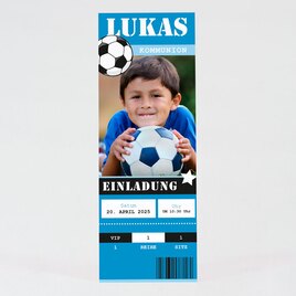 blaue einladungskarten kommunion mit foto fussball TA1227-1500007-07 1