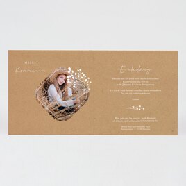 einladungskarte konfirmation white flowers mit foto eco design TA1227-2300146-07 2