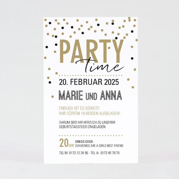 party einladungskarte mit konfetti TA1327-1600010-07 1