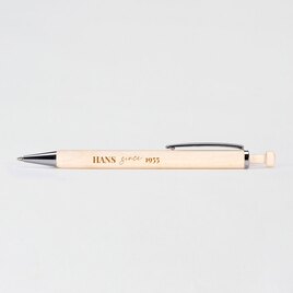 kugelschreiber aus holz mit gravur since design TA13936-2100001-07 1