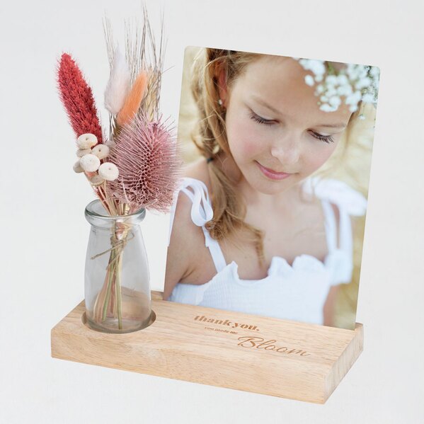 fotohalter aus holz bloom gravur mit trockenblumen TA14801-2100006-07 1
