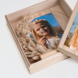 hoelzernen geschenkbox mit trockenblumenkranz erinnerung mit foto TA14824-2300002-07 2