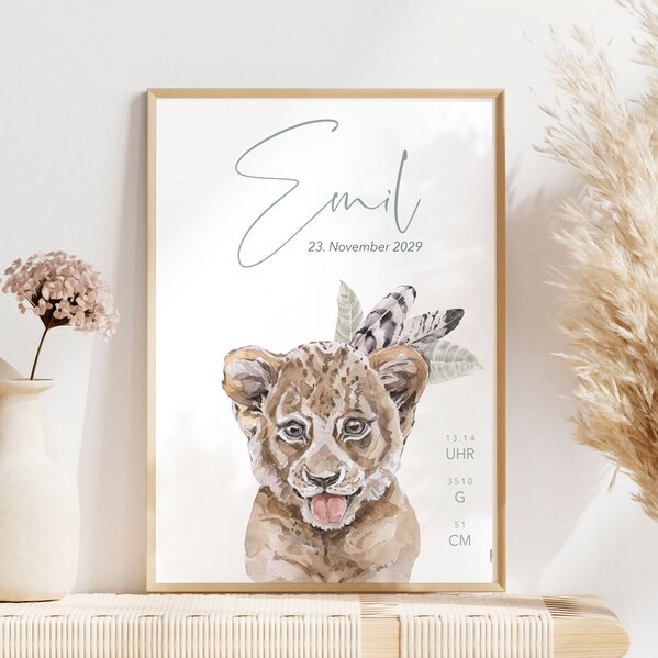 suesses poster cheeky lion animal style TA14909-2300014-07 1