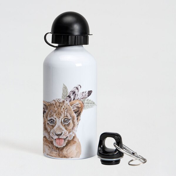 trinkflasche mit namen und loewenjungen loewenjunges animal design TA14926-2300001-07 1
