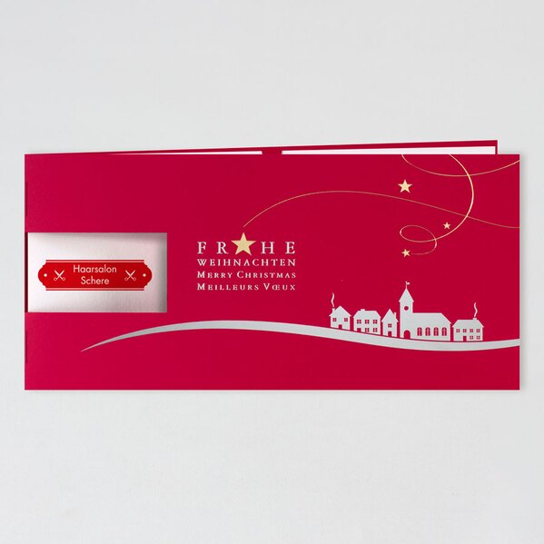 firmen weihnachtskarte mit folienpraegung TA869-035-07 1
